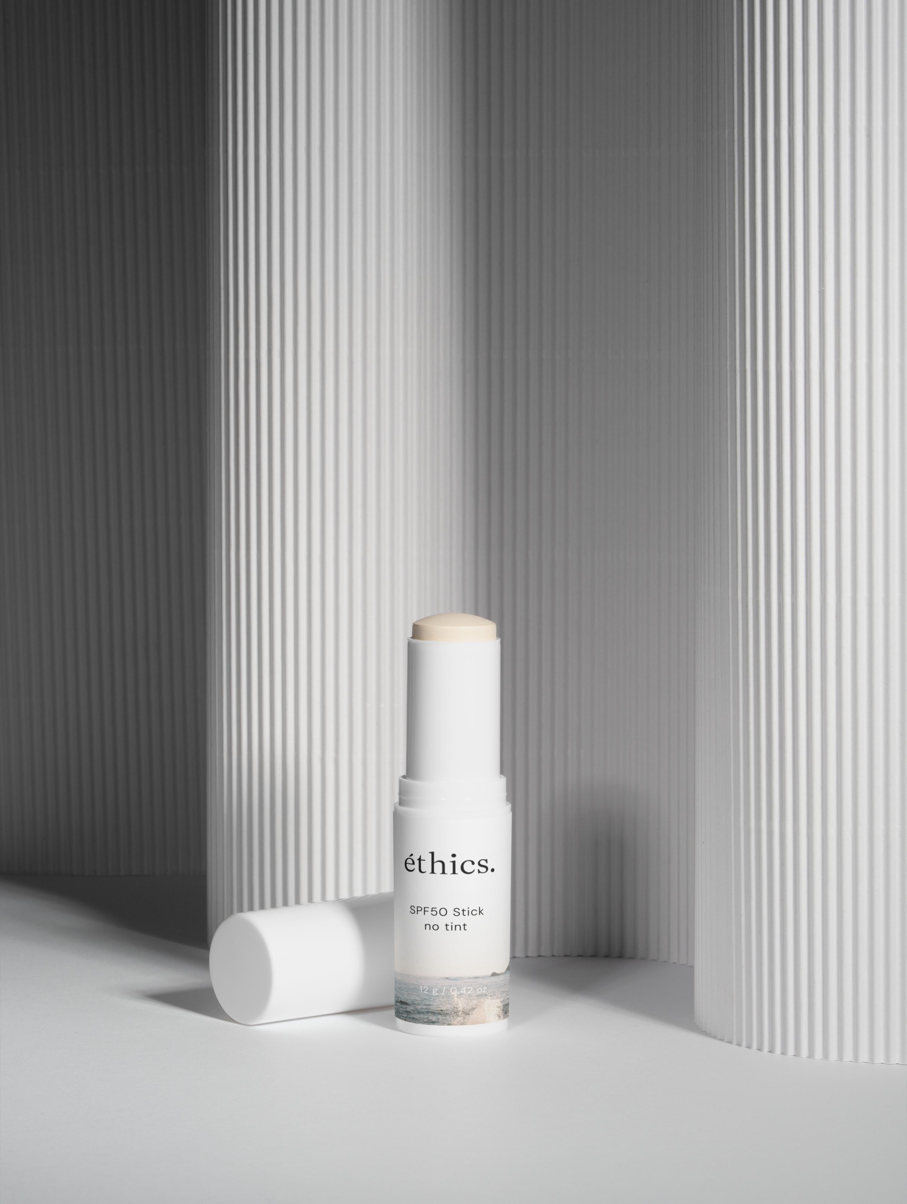 SPF 50 Sunscreen Stick – No Tint | éthics